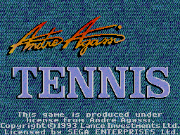 Andre Agassi Tennis 0